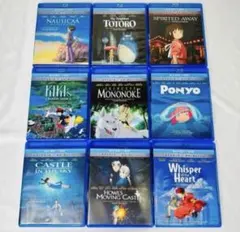 ◎もちろん日本語再生できます◎ ジブリ Blu-ray 9本セット　ケース付き