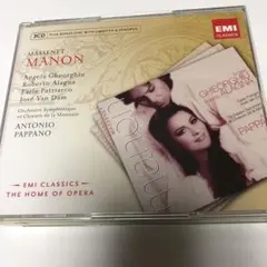 3CD マスネ: 歌劇マノン　ゲオルギュー他/パッパーノ指揮　CD ROM付き