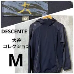 デサント　大谷コレクション　ハーフジップシャツ　パーカー　M ネイビー　カモフラ