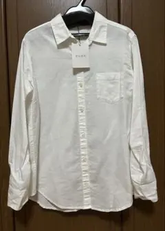 新品タグ付き★ PLSTプラステ　コットンリネンリラックス長袖シャツ
