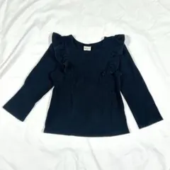 Bee des Bee 長袖 100cm 肩フリル 黒