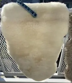 ニチロムートン　ムートンラグ　ニチロ　NICHIRO 羊毛　アイボリー