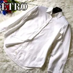 ■ 美品 ■ エトロ ETRO　シャツ ブラウス　ペイズリー 総柄　コットン　M