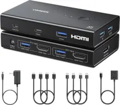 UGREEN HDMI KVM切り替え機 2入力1出力