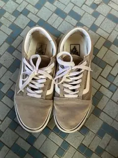 VANS スニーカー ベージュ ローカット25cm