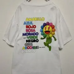 J Balvin × 村上隆 コラボTシャツ カイカイキキ 白 Lサイズのサムネイル