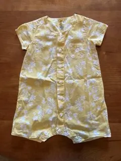 PETITBATEAU プチバトー 半袖 ロンパース イエロー 6m/67cmのサムネイル