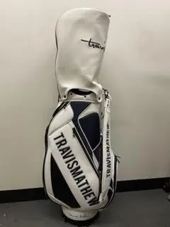 travisMathew キャディバッグ ホワイト/ブラック travisMathew キャディバッグ ホワイト/ブラック