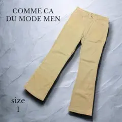 【COMME CA DU MODE MEN】　チノパン　1 ベージュ