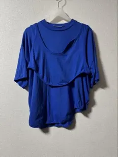 Nagonstans curve hem layered t-shirt | Mercari