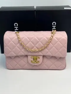 CHANEL ピンク キルティング ショルダーバッグ - メルカリ