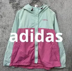 【美品】adidas アディダス ナイロンジャケット ウインドブレーカー ピンク