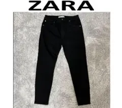 【011】ザラ　ZARA ブラック スキニーデニムパンツ　　32サイズ　0640