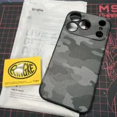 Ringke iPhone 17 Pro ケース- Camo Black