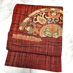 No.157 名古屋帯 紬地 名古屋仕立 八寸