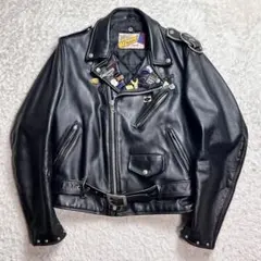 90's SCHOTT Perfecto 618 ライダース レザー USA38