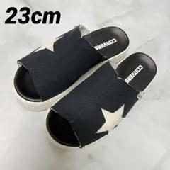 CONVERSE ALL STAR 厚底サンダル 黒 ブラック 23cmのサムネイル