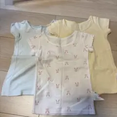 ユニクロ　ベビーシャツ肌着 3枚セット
