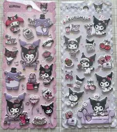 海外正規品♡クロミ マイメロ　スイーツデザインシール 2シートセット　ふにふに