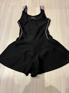 FILA ワンピース水着 黒/ピンク