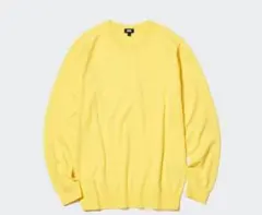 ユニクロ　ウォッシャブルコットンクルーネックセーター