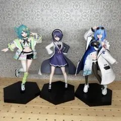 あおぎり高校 1/7スケールフィギュア　3点