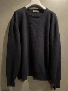 ⭐️ロロピアーナ　ネイビー　100%カシミヤ 　size 52⭐️のサムネイル