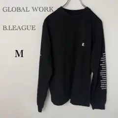 グローバルワーク B.LEAGUE ロンT M 黒 ポケット 長袖Tのサムネイル
