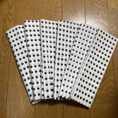ドット柄手ぬぐい6枚セット