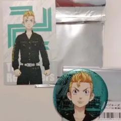 東京卍リベンジャーズ  サテンステッカー メタリック缶バッチ