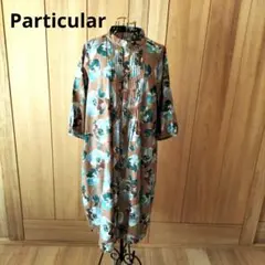 未使用　Particular　パルティクラール　花柄プリント　ワンピース　日本製
