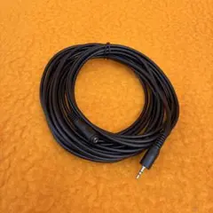 3.5mmオーディオケーブル 約5メートル 黒