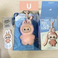 【U】③正規品 イニシャルラブブ ミニラブブ ペンダント 後半 ピンク