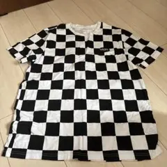 VANS チェック柄 半袖Tシャツ Lサイズ