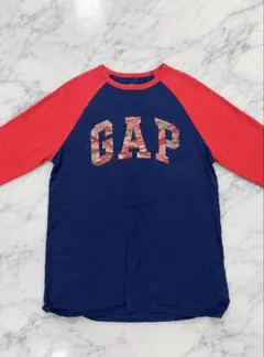 00s old gap 短丈 カモフラ ロゴ ラグラン ロンＴ y2k シティー