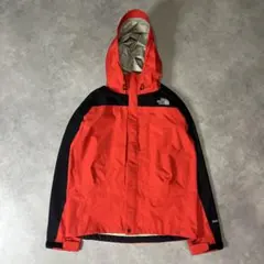 【GORE-TEX】 ノースフェイス マウンテンパーカー アウトドア M 赤黒