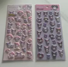 サンリオ　ぷくっとシール　マイメロディ　クロミ　セット