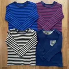 UNIQLO 100サイズ 長袖 カットソー ロンT 4点セット