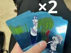 ナツコミ ワンピース メタキラカード ルフィ 2 枚 尾田栄一郎 サイン