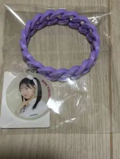 AKB48 徳永羚海 推しラバーバンド 光るチャーム付き❶