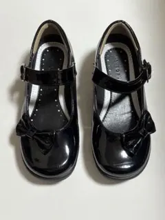 フォーマルシューズ　リボン付　19㎝