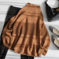 【手仕上げクリーニング済】ジャーナルスタンダード ウールカシミヤタートルネック