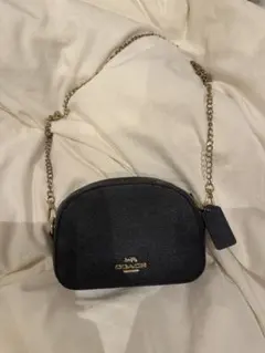 COACH ブラック ショルダーバッグ