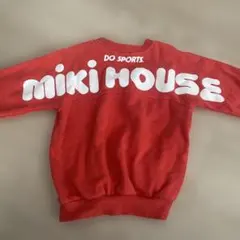 MIKI HOUSE レッド トレーナー S