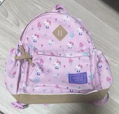 サンリオ公式　キティちゃんリュックHELLO KITTY フラワー柄リュック