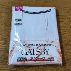 W☆新品☆GATSBY☆インナー☆半袖丸首　２枚組☆ＬＬサイズ☆天竺編み☆