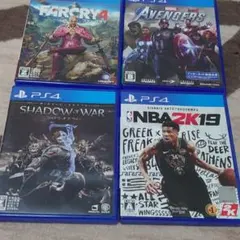 プレステ４ソフトセット売り４本