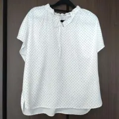 earth music&ecology 　半袖ブラウス　フリーサイズ