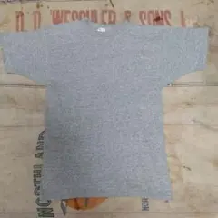 80s vintage チャンピオン 完全目無し Tシャツ 無地 88/12