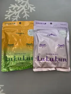 ルルルン 北海道限定 フェイスマスク 2種セット メロン ラベンダー